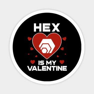 HEX Is My Valentine HEX Coin To The Moon HEX Crypto Token Cryptocurrency Blockchain Wallet Birthday Gift For Men Women Kids Magnet